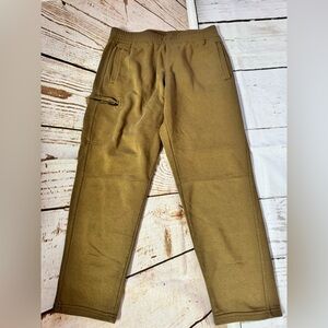 Weatherproof Olive Cargo Sweatpants for Men